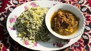 Baghali Polo - Persian Fava Bean and Dill Rice