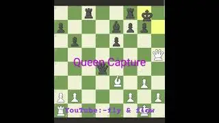 amazing tactic of Queen capturing.  nice Chess game puzzle solutions