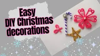 4 creative Christmas decor ideas from pipe cleaner 🎄