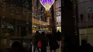 NY The Hudson Yards Christmas lights 😍#hudsonyards NY #ny