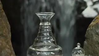 Jarra de cristal Alladin con tap&oacute;n de cristal - Nature's Design