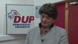 DUP leader Foster pays tribute to UK PM May