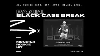 MONSTER HITS! RPA, Rookie Auto, Rookie Relics, Rookie Short Print from 2021 Panini Black Case Break.