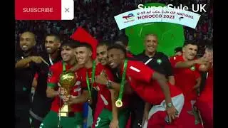 Morocco Champion U23 AFCON 2023 Trophy #football #sports #morocco #africa #youtubevideo #video