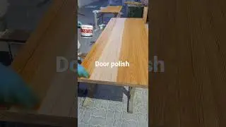 door polish yellow gold stain #shortvideo #polish