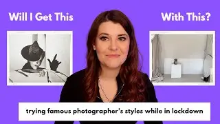 PHOTOGRAPHER TRIES THE STYLE OF HORST P. HORST...while in lockdown...