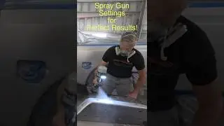 Settings to make your Harbor Freight HVLP spray gun give you perfect clear coat results!!