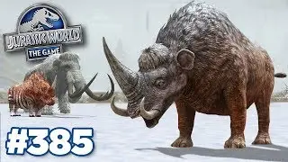 NEW MAMMOTHERIUM, STRONGEST GLACIER!!! | Jurassic World - The Game - Ep385 HD