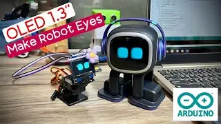 Mo-Chan Robot - Part 1 | Make Robot Eyes on OLED 1.3 Inch [Arduino Code]