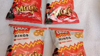 Crax rings chips with surprise toys inside unboxing and review 😋Magic trick inside 😍