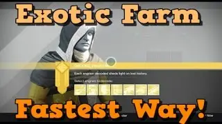 FASTEST way to Exotic Farm 2016 - Destiny Rise of Iron - No Land Beyond