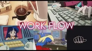 WorkFlow- Lo-Fi Chill Beats with Keyboard ASMR