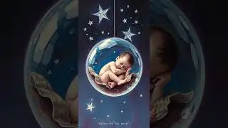Calming Infant Bedtime &hearts; Angel Voices & Night Sky 🌙 Sweet Baby Sleep