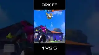 ARK FF  1 VS 5  || op clutch 🥵 #shorts #arkff #bestmoments