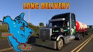 ATS Long Delivery (Key West to Pocatello) Florida to Idaho | American Truck Simulator