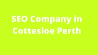 SEO Company in Cottesloe Perth