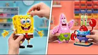 Stop Playing With Old Cardboard Crafts! NEW LEGO SPONGEBOB SET! *ASMR in Bikini Bottoms*