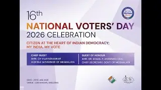 16th National Voters' Day | 2026 | Meghalaya
