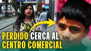 Niño desaparece mientras vendía caramelos cerca a mall en Santa Anita: 