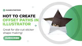 How to create an Offset Path in Illustrator for Stickers