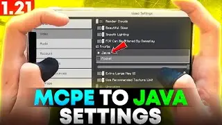 Stop Using MCPE Settings Use This Best JAVA Settings for Mobile