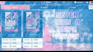 HOW TO CATCH ANY SNIPE AND NEVER OVERREFRESH!! SNIPING METHOD!(nba live mobile 18)