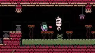 ファミコン風味の2D横スクロールアクションゲーム Warlock Bentspine - Toilet Edition 初見プレイ