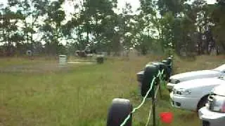 me and archie flag jump barrel CCSHA- sporting gymkhana