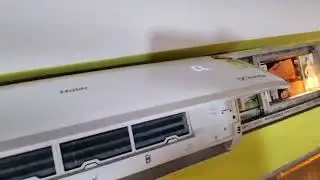 Haier ac service at home self cleaning #haier #airconditioner #service #home #trending #Shorts