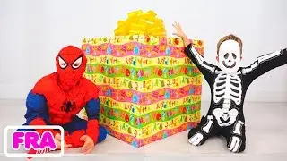 Vlad et Nikita choisissent les cadeaux d&rsquo;anniversaire pour Romain
