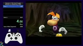 Rayman 2 (PC) - Marshes of Awakening 100% IL Speedrun in 2:10.72