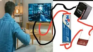 Small remote battery Make inverter for home || Battery se inverter Kaise banaye