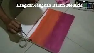 SHIMMERING SUNSET BERKARYA SENI RUPA 2 DIMENSI_EVA DWI ANJANI