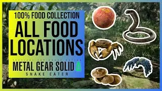Metal Gear Solid 3 Remake Delta: All Food Item Locations (100% Food Collection)