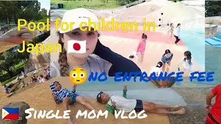 pool in park in JAPAN for children and it's free