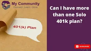 Individual 401k Question Answered! - Can I have more than one Solo 401k plan for my business?