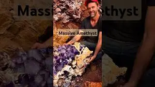 Massive 100kg Amethyst Cluster Discovered &ndash; A Gemstone Marvel! #gemstone #amethyst