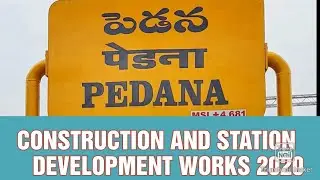 CONSTRUCTION AND STATION DEVELOPMENT WORKS AT PEDANA RAILWAY STATION IN AUGUST 2020.