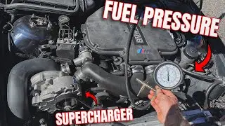 BMW E39 M5 Supercharged S62 Running LEAN: Fuel Pressure Test