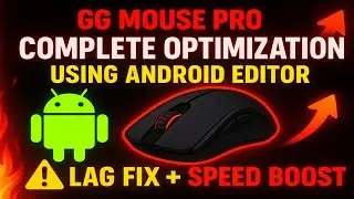 GG Mouse Pro Complete Optimization Using Android Editor | Lag Fix + Speed Boost #darkbytehunter