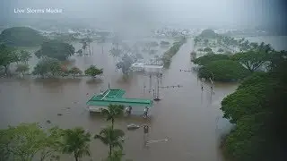 Hawaii faces a flood emergency from Tropical Storm Lane