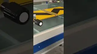 Flatbed Laminator The Traffic Signs are Covered with Plastic Film. #machine #sign #lamination