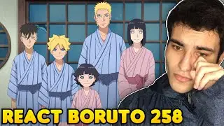 F&Atilde; DE NARUTO SE EMOCIONA VENDO ELE FELIZ COM FAM&Iacute;LIA UZUMAKI - React Boruto 258