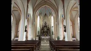 Bonbruck (LA) - Pfarrkirche Mariä Himmelfahrt: Vollgeläut zum Sonntageinläuten