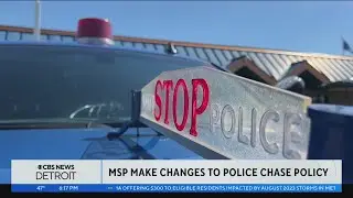 Michigan State Police addresses number of pursuits in new police chase policy
