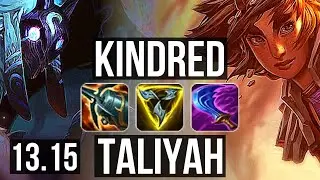 KINDRED vs TALIYAH (JNG) | 75% winrate, 16/1/3, Legendary | KR Grandmaster | 13.15
