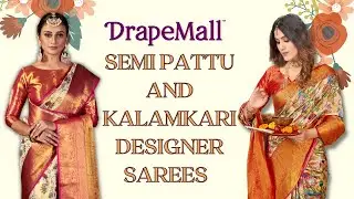 Kalamkari Digital Print Weaving Saree | Drapemall | COD Available | Price - Rs 1650 #kalamkarisaree