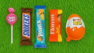 Satisfying video Asmr lollipops candy unboxing video Asmr opening video and chocolate gummy candy