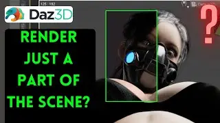 #dazstudio | How to render just a part of the scene? (really useful)