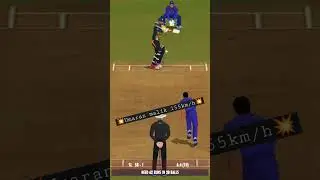 Umaran Malik 155km/h Bolling Action #short #gaming #cricket #rc22